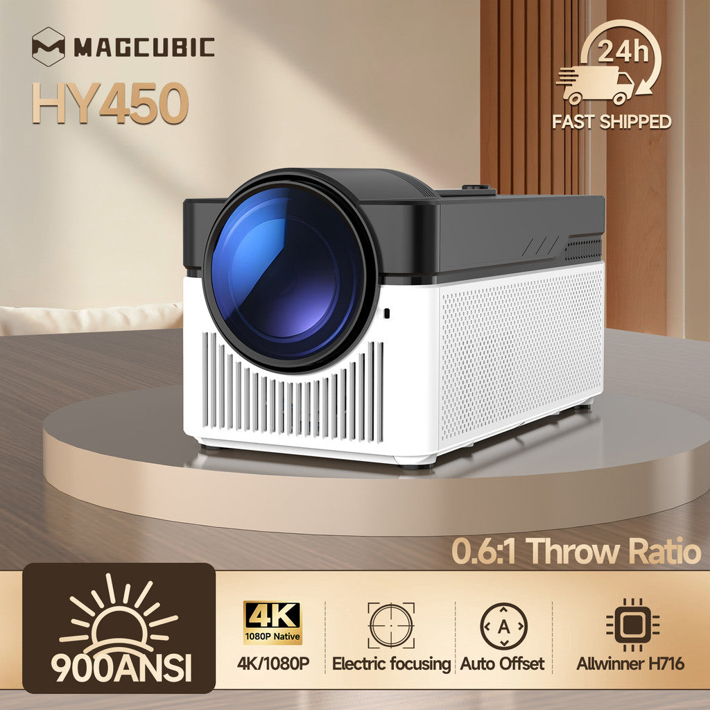 Magcubic HY450 – Projecteur à ultra-courte focale Full HD 1080p (support 8K)